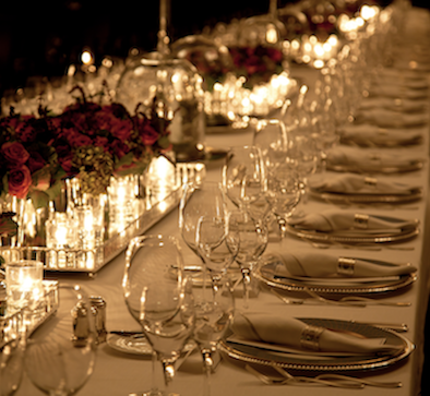 Glasses and decorations